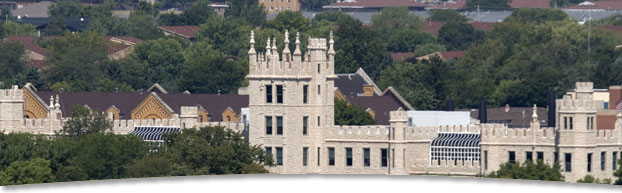 Photo of Altgeld Hall and NIU campus