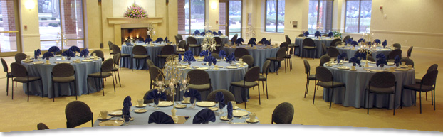 Photo of Barsema Alumni & Visitors Center ballroom