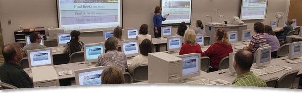 Photo of students in computer lab